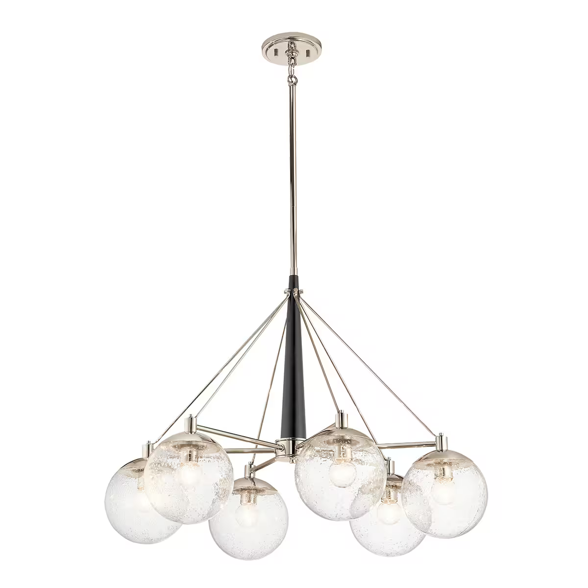 Marilyn 6-Light Chandelier in Polished Nickel