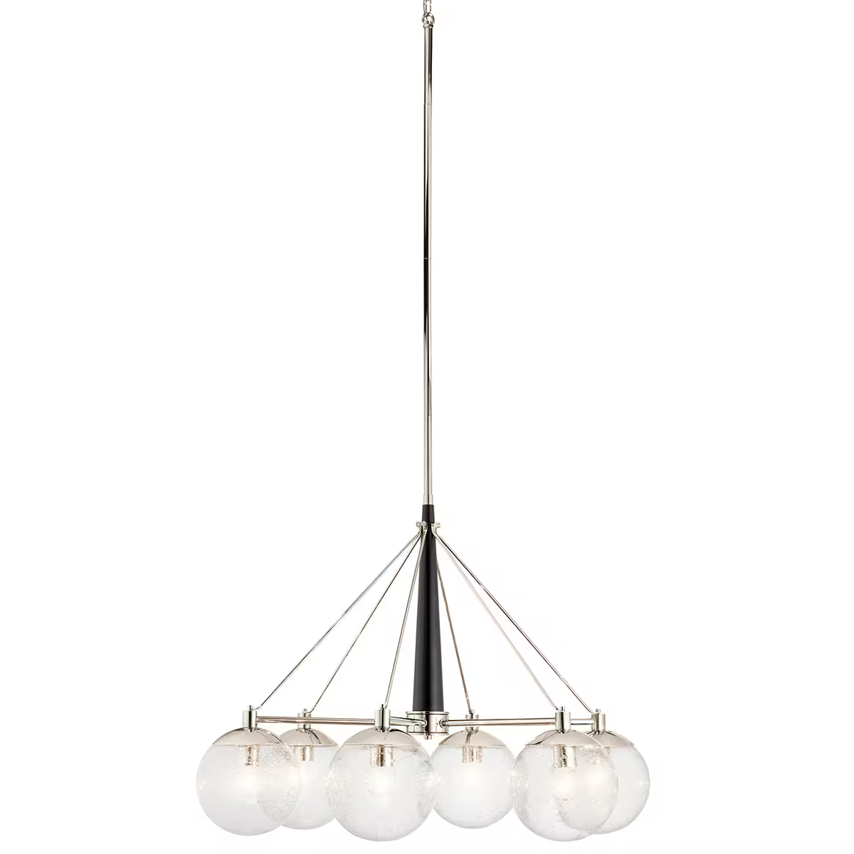 Marilyn 6-Light Chandelier in Polished Nickel