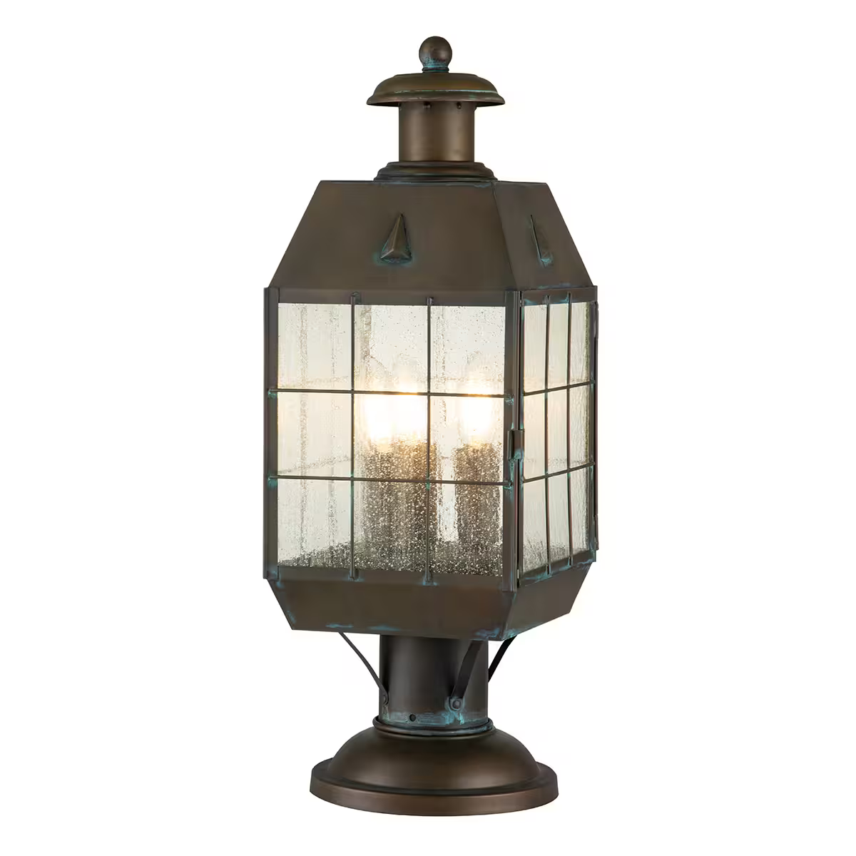 Nantucket 3-Light Large Pedestal Lantern