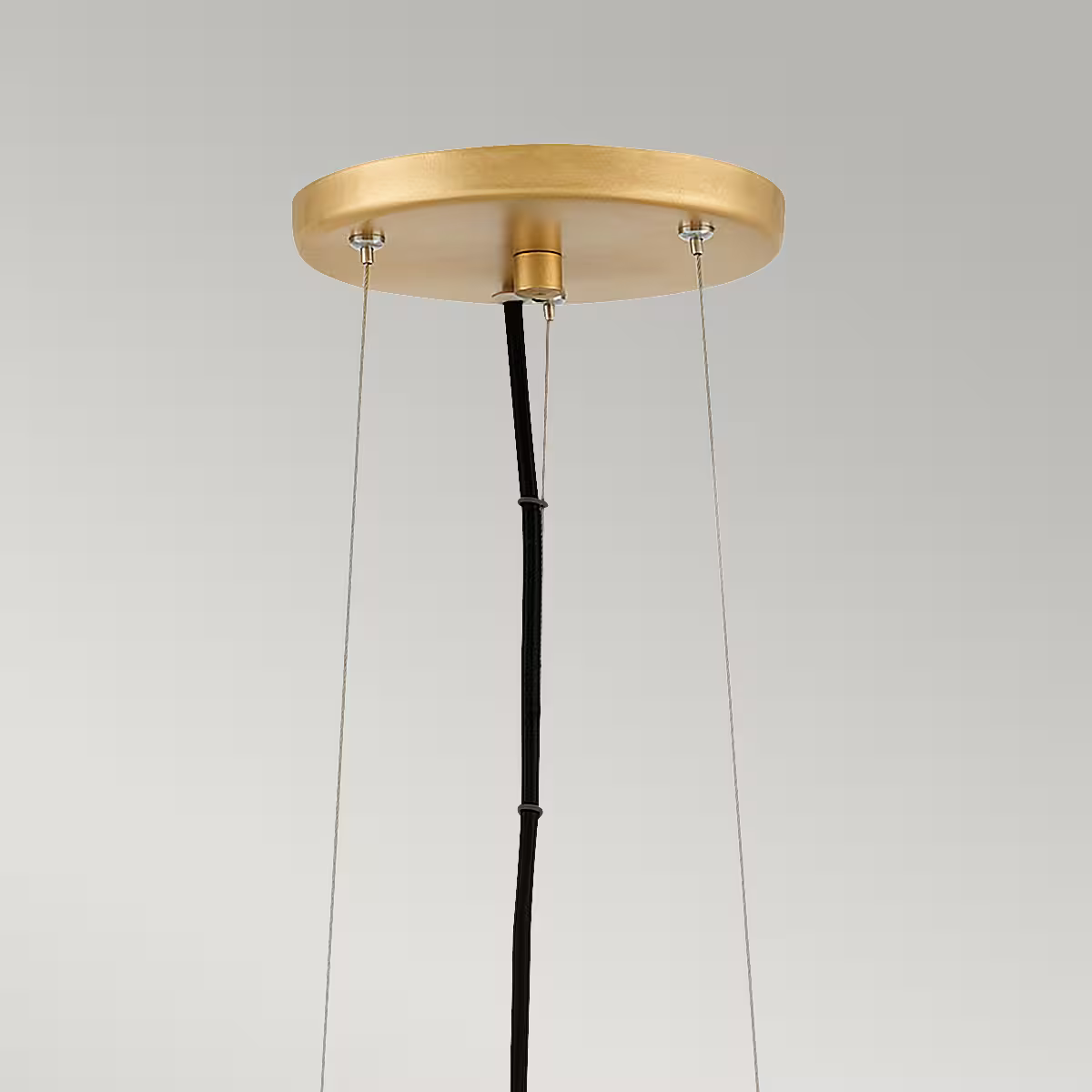 Nula 1-Light Pendant in Shell White & Luxe Gold