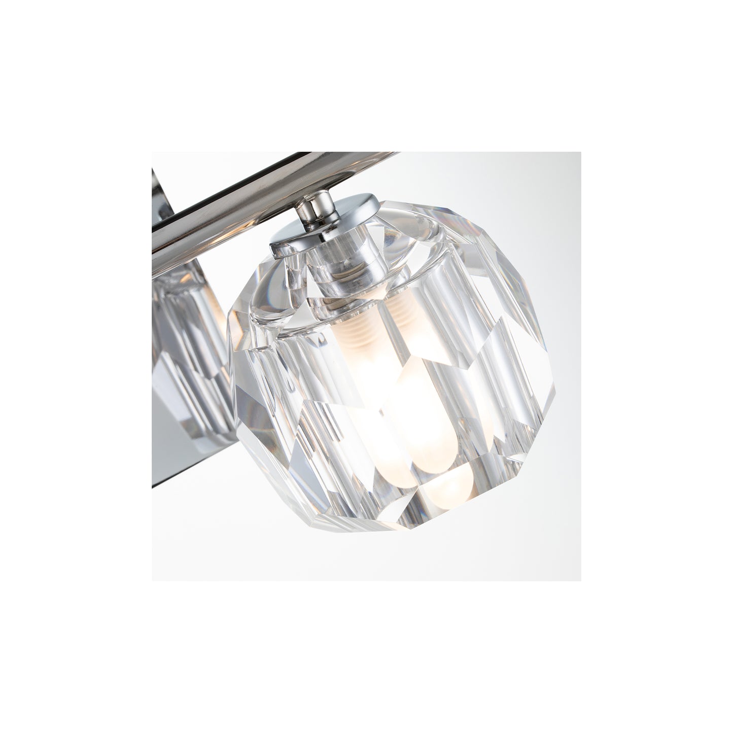 Regalia 2-Light Wall Light in Polished Chrome