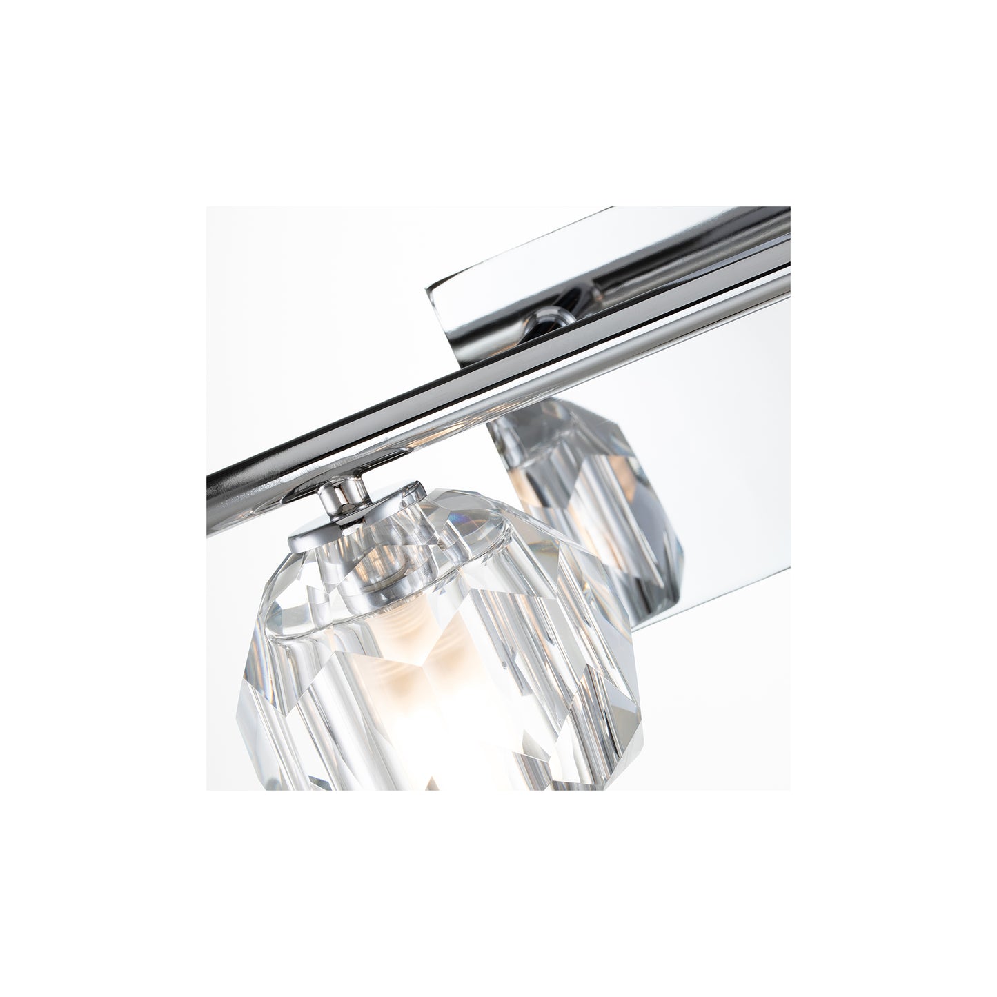 Regalia 2-Light Wall Light in Polished Chrome