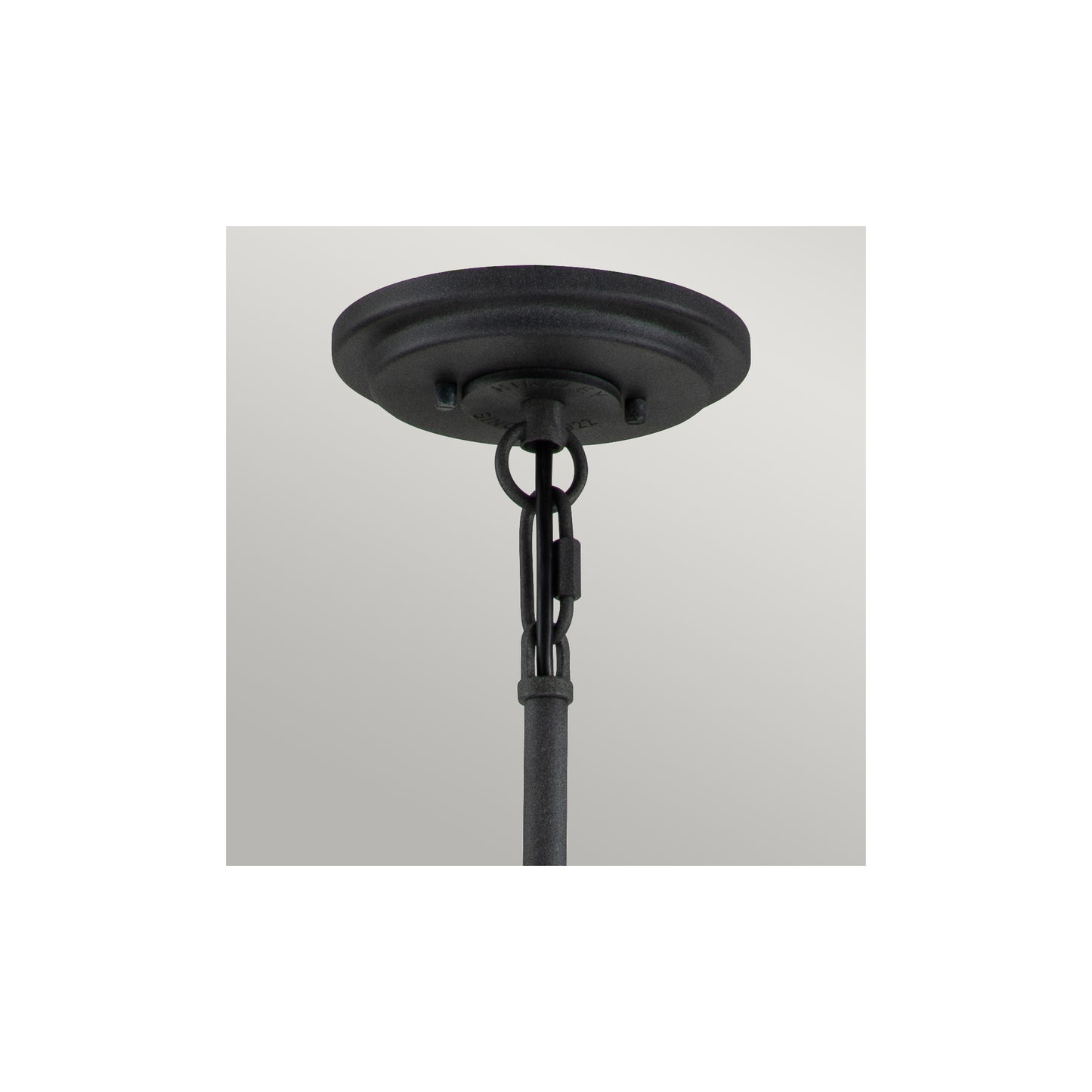 Silas 6-Light Pendant in Aged Zinc & Heritage Brass