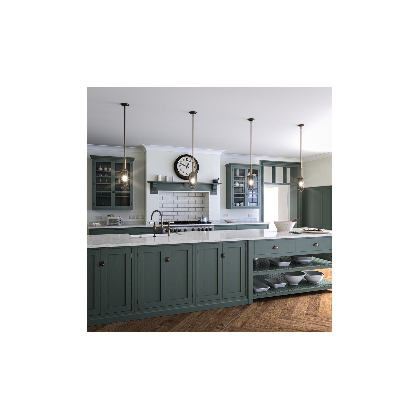 Urban Restoration 1-Light Pendant in Dark Antique Brass