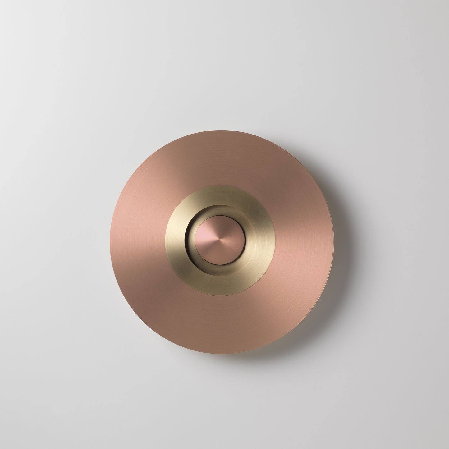 Earth Sober LED Wall Light with Disc Shaped Metal