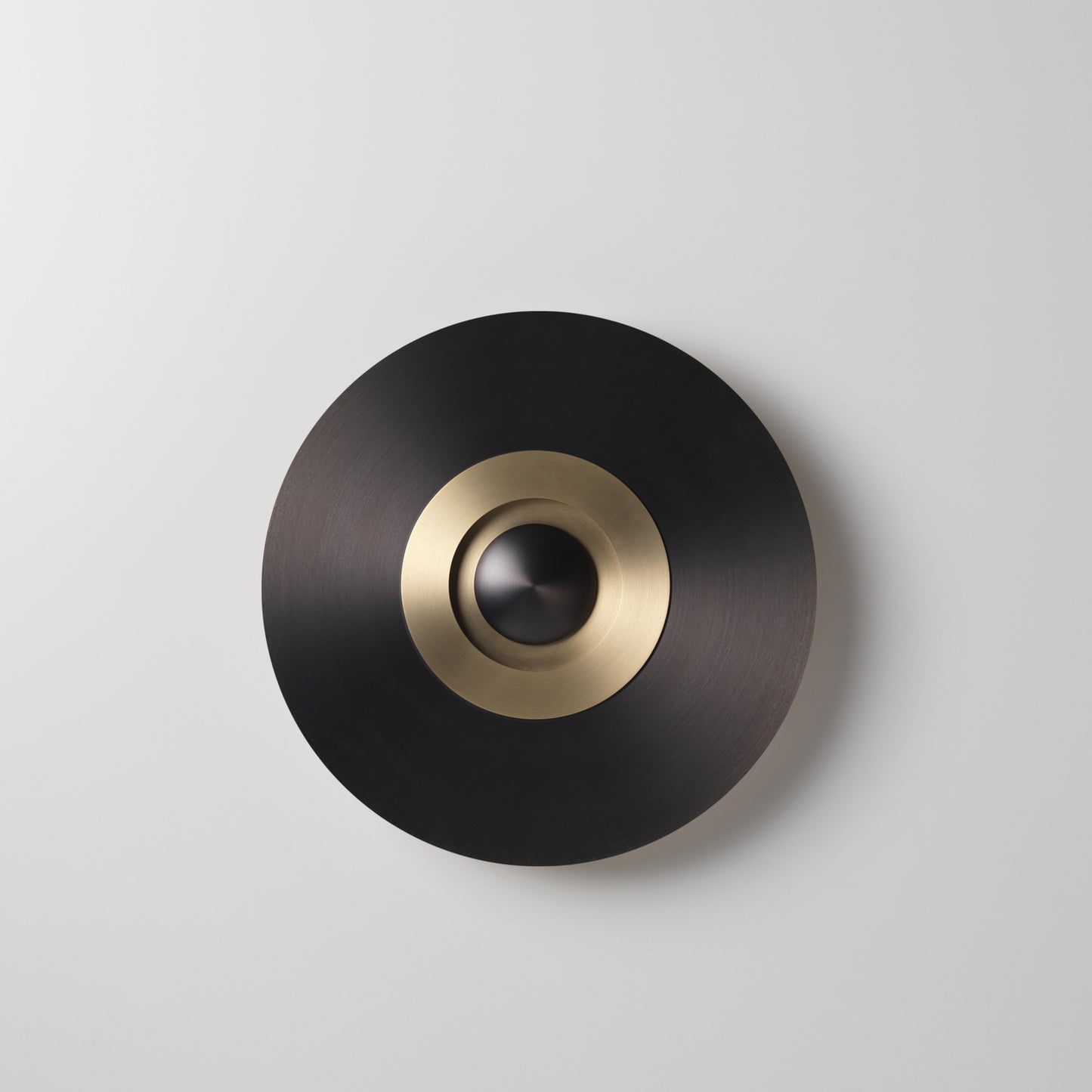 Earth Sober LED Wall Light with Disc Shaped Metal