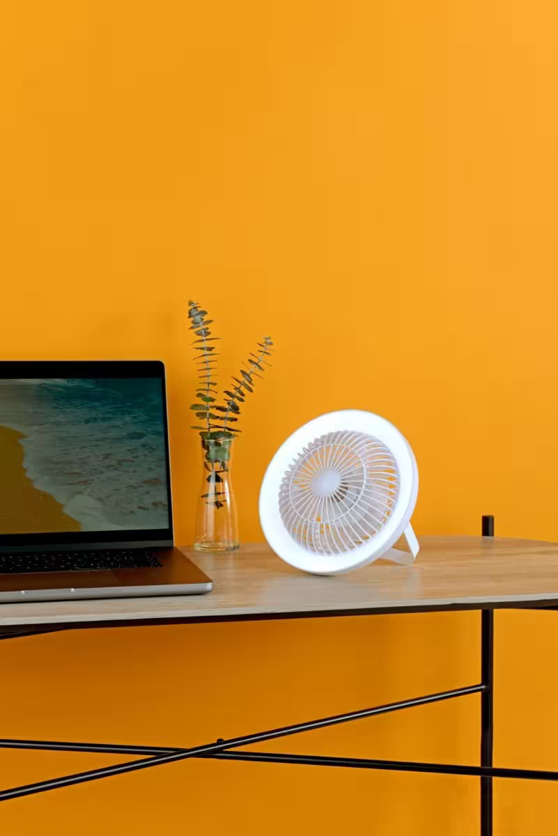 Turbo Rechargeable Desk Fan