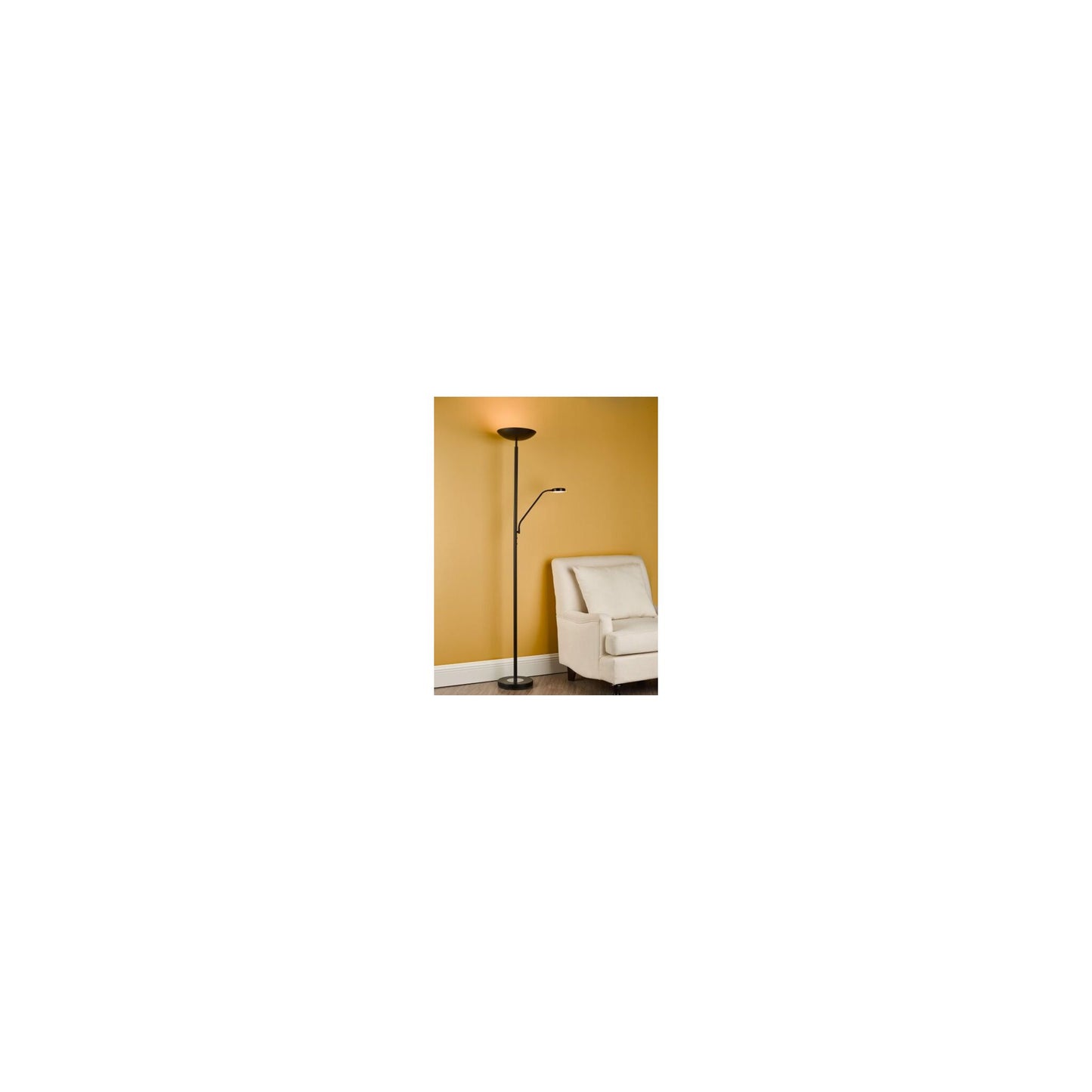 Victor Mother & Child Floor Lamp in Matt Black