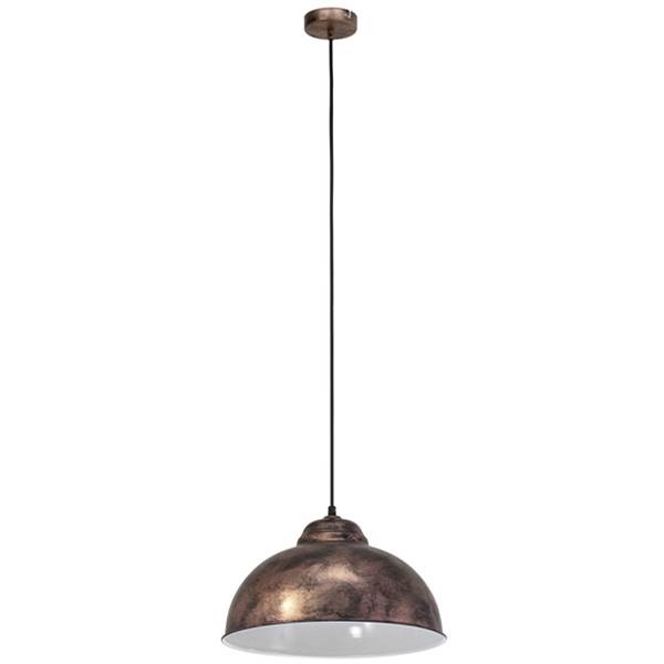 Eglo VINTAGE hanging-lamp 1-light E27 copper-antique