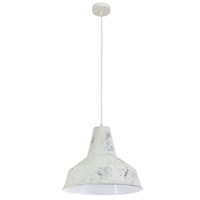 VINTAGE hanging-lamp 1-light E27 white-limed