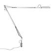 Flos Kelvin LED Adjustable Desk Support with Hidden Cable in Chrome