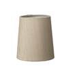 Dar Byron Candle Clip Silk Shade in Taupe