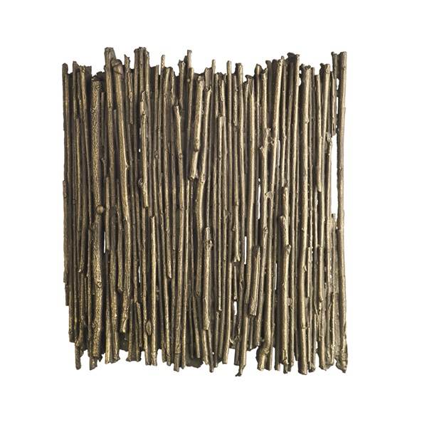 Dar Willow Wall Light Gold Cocoa