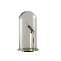 Speak Up! 18cm Table Lamp Brass Base Mouthblown Glass