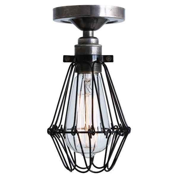 Mullan Lighting Apoch Flush Cage Ceiling Fitting with Eye-Catching Design