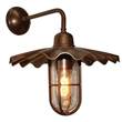Mullan Lighting Ardle Clear Glass Wall Light in Bronze
