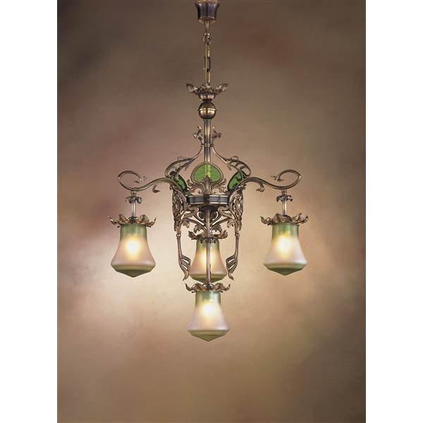 Mariner Romantic 4-Light Venetian Glass Chandelier