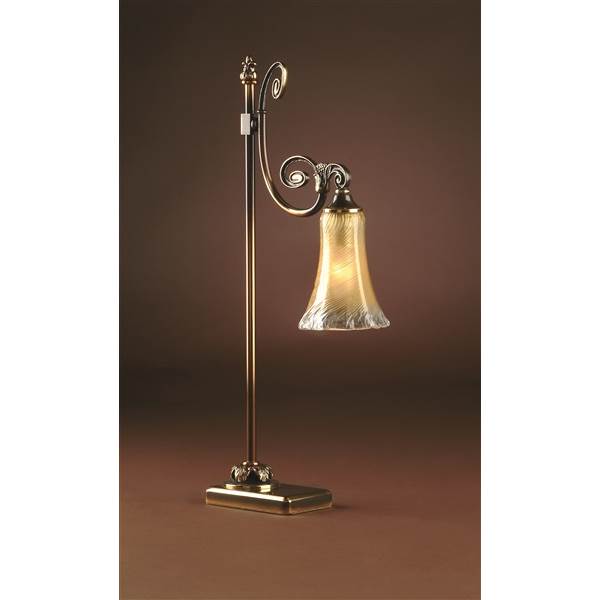 Mariner Romantic Table Lamp with Glass Shade