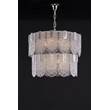 Mariner Gallery Venetian Glass Pendent in Polished Silver