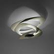 Artemide Pirce Mini LED Ceiling Light in Aluminium in Gold