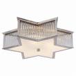 Visual Comfort Sophia 17" Clear Glass Flush Mount in Polished Nickel