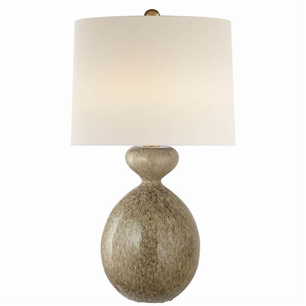 Visual Comfort Gannet Table Lamp with Linen Shade