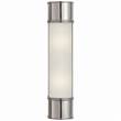 Visual Comfort Oxford 18" Frosted Glass Wall Light  in Chrome