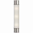Visual Comfort Oxford 24" Frosted Glass Wall Light in Chrome