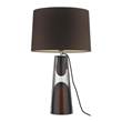Heathfield & Co Narcise Table Lamp with Mirrored Drop Effect in Garnet