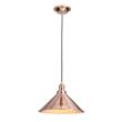 Elstead Provence 1-Light Pendant in Polished Copper