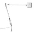 Flos Kelvin Edge Desk Support Visible Cable Adjustable Table Lamp in Chrome