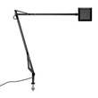 Flos Kelvin Edge Desk Support Visible Cable Adjustable Table Lamp in Black