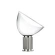 Flos Taccia Small LED Table or Floor Lamp in Anodized Silver
