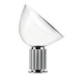 Flos Taccia LED Table or Floor Lamp in Anodized Silver