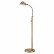 Elstead Thompson LED Floor Lamp in Aged Brass