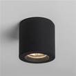 Astro Kos Cylinder Shaped Downlight in Black