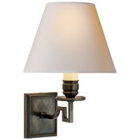 Dean Single Arm Sconce Natural Paper Shade