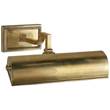Visual Comfort Dean 9" Picture Light in Natural Brass