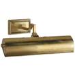 Visual Comfort Dean 12" Picture Light in Natural Brass