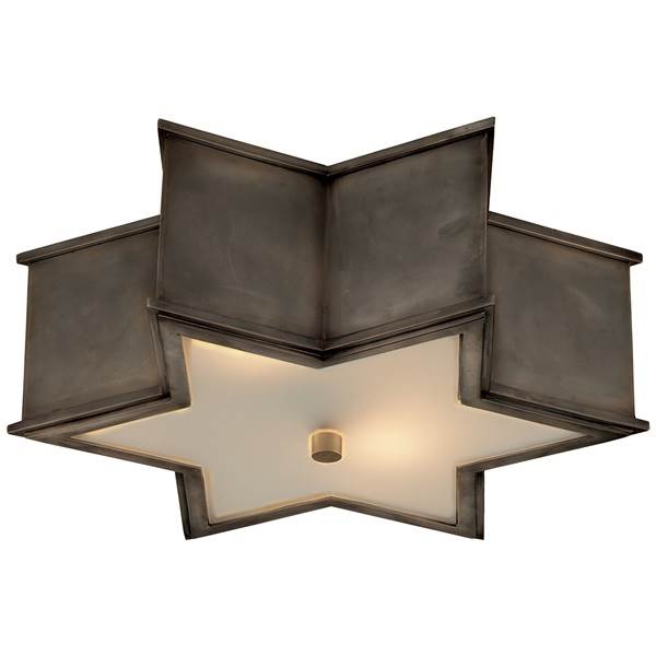 Visual Comfort Sophia 17'' Frosted Glass Flush Mount