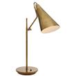 Visual Comfort Clemente Antique Brass Table Lamp in Antique Brass