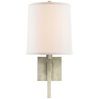 Aspect Small Articulating Sconce Ivory Linen Shade