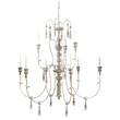 Visual Comfort Michele Nine-Light Large Chandelier in White