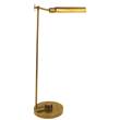 Visual Comfort Greenwich Adjustable Floor Lamp in Antique Brass