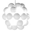 Innermost Beads Penta Polycarbonate Pendant with Polished Sphere Cluster in White