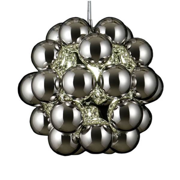 Innermost Beads Penta Polycarbonate Pendant with Polished Sphere Cluster