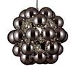 Innermost Beads Penta Polycarbonate Pendant with Polished Sphere Cluster in Gunmetal