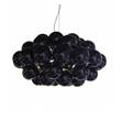 Innermost Beads Octa Large Pendant with Polished Sphere Cluster in Black