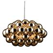 Innermost Beads Octa Large Pendant with Polished Sphere Cluster in Copper