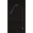 Rubn Miller LED Table Lamp with Brass or Iron Base in Black
